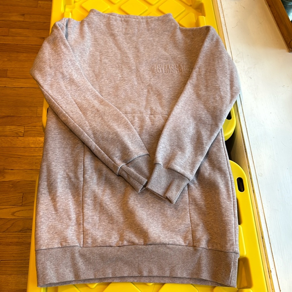 Gymshark mock neck tunic sweatshirt